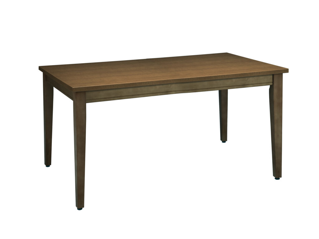 Tapered leg solid beech table options available